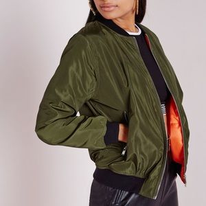 MISSGUIDED Padded Bomber Jacket